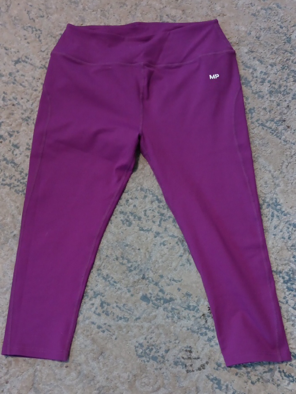 Women's Purple Cropped Leggings
